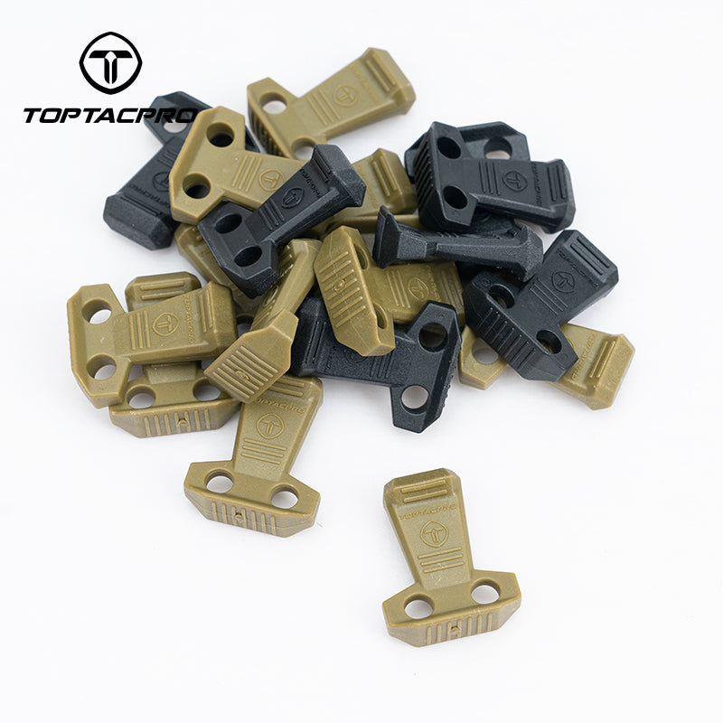 TOPTACPRO Tactical Hook Handle Set 3PCS Elastic Rope Clip for Pouch Tactical Gear 8909