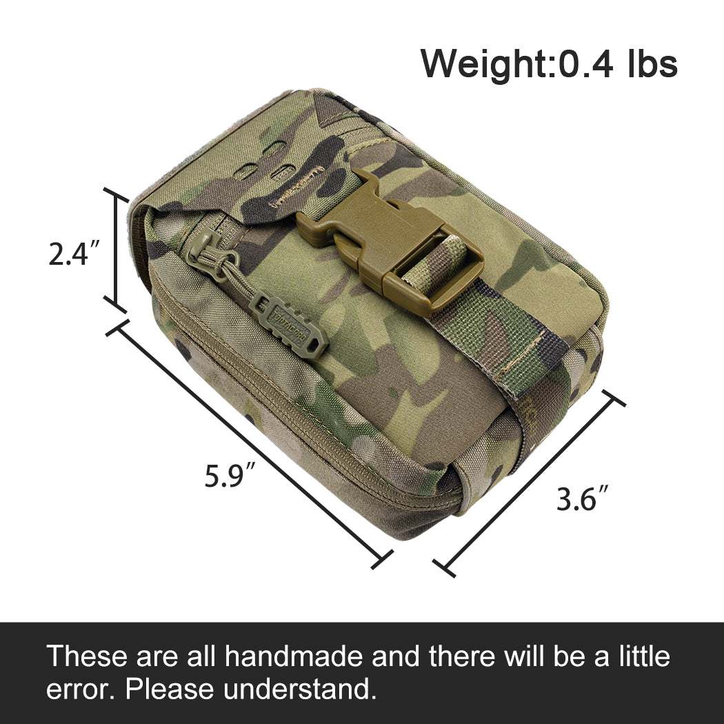 TOPTACPRO Tactical Rip Away IFAK Medical Pouch MOLLE First Aid Utility Bag 8521