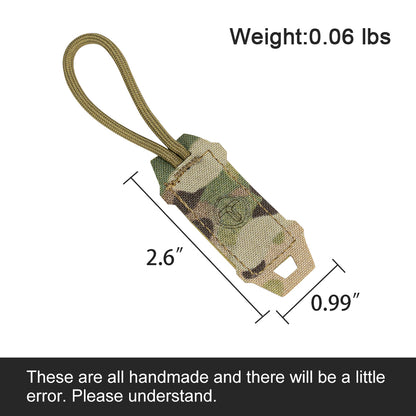 Toptacpro Tactical Zipper Pull Tab for Vest Backpack Pouch MilSim Larp Accessories 8904
