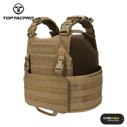 Toptacpro Tactical Plate Carrie Quick Release MOLLE Military Combat Vest 8302