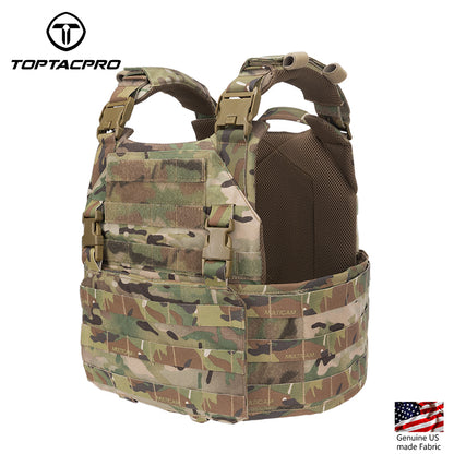 Toptacpro Tactical Plate Carrie Quick Release MOLLE Military Combat Vest 8302