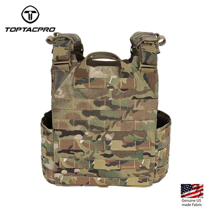 Toptacpro Tactical Plate Carrie Quick Release MOLLE Military Combat Vest 8302