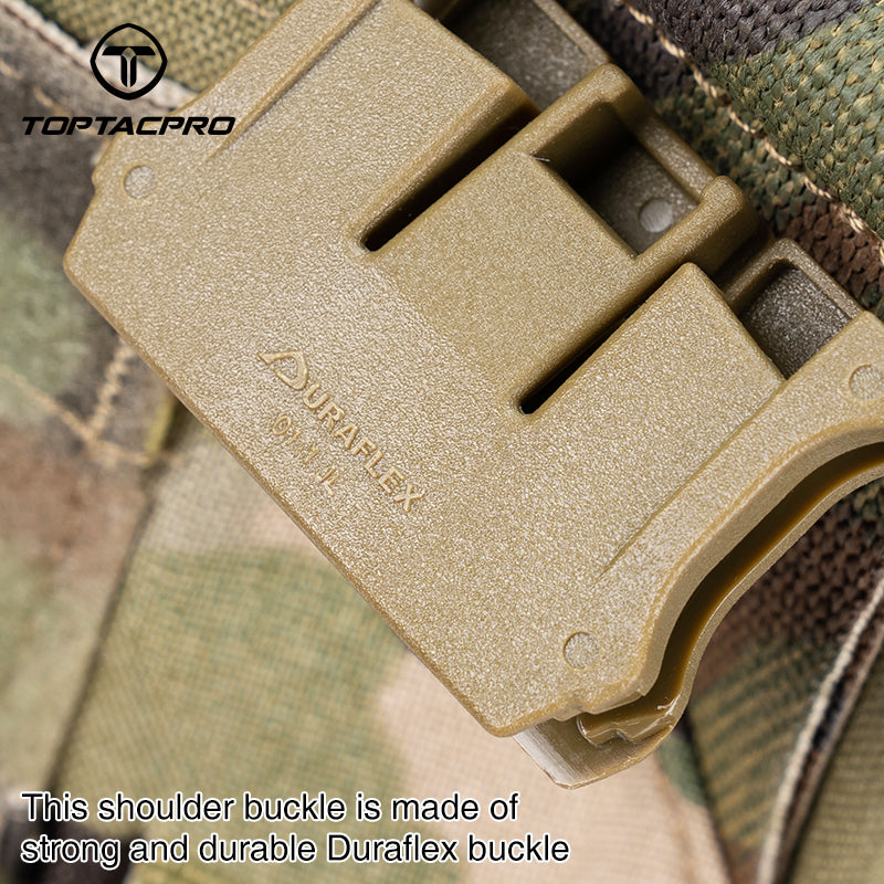 Toptacpro Tactical Plate Carrie Quick Release MOLLE Military Combat Vest 8302