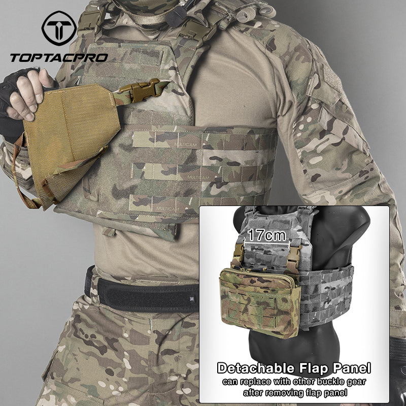 Toptacpro Tactical Plate Carrie Quick Release MOLLE Military Combat Vest 8302