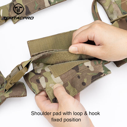 Toptacpro Tactical Plate Carrie Quick Release MOLLE Military Combat Vest 8302