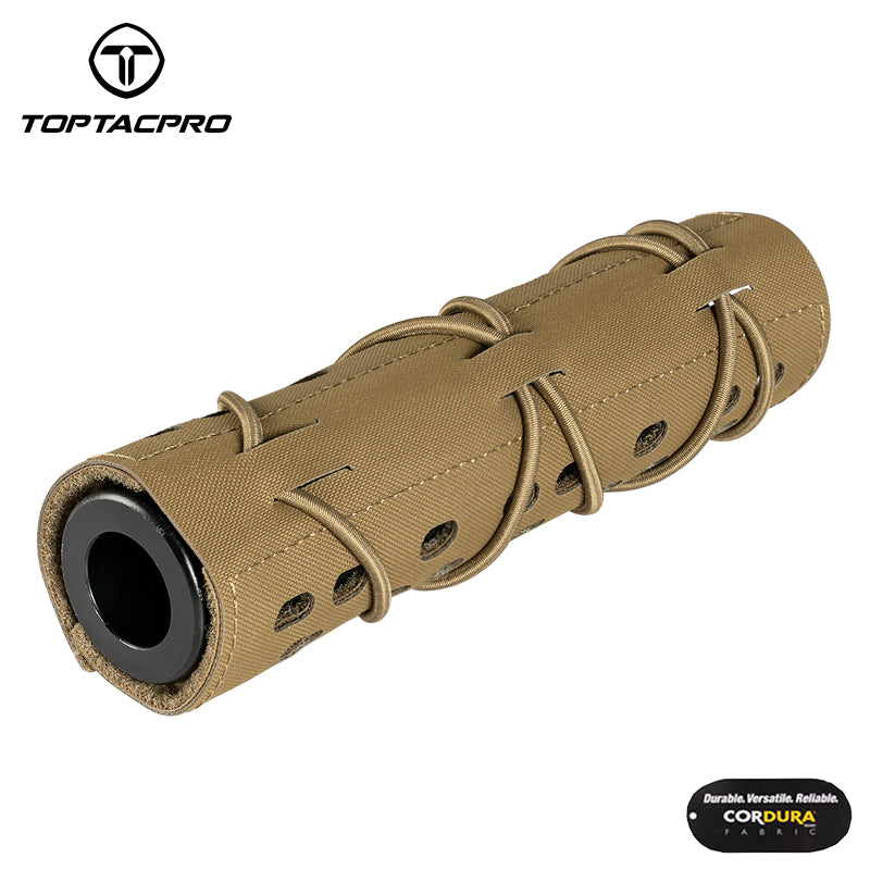 TOPTACPRO 7" Suppressor Cover Laser Cut Silencer Protective Cover 8503