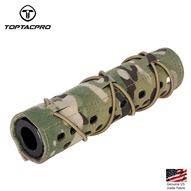 TOPTACPRO 7" Suppressor Cover Laser Cut Silencer Protective Cover 8503
