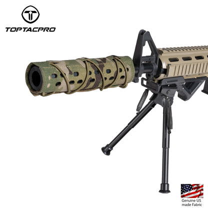 TOPTACPRO 7" Suppressor Cover Laser Cut Silencer Protective Cover 8503