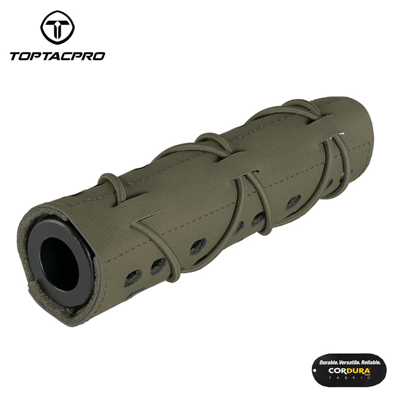 TOPTACPRO 7" Suppressor Cover Laser Cut Silencer Protective Cover 8503