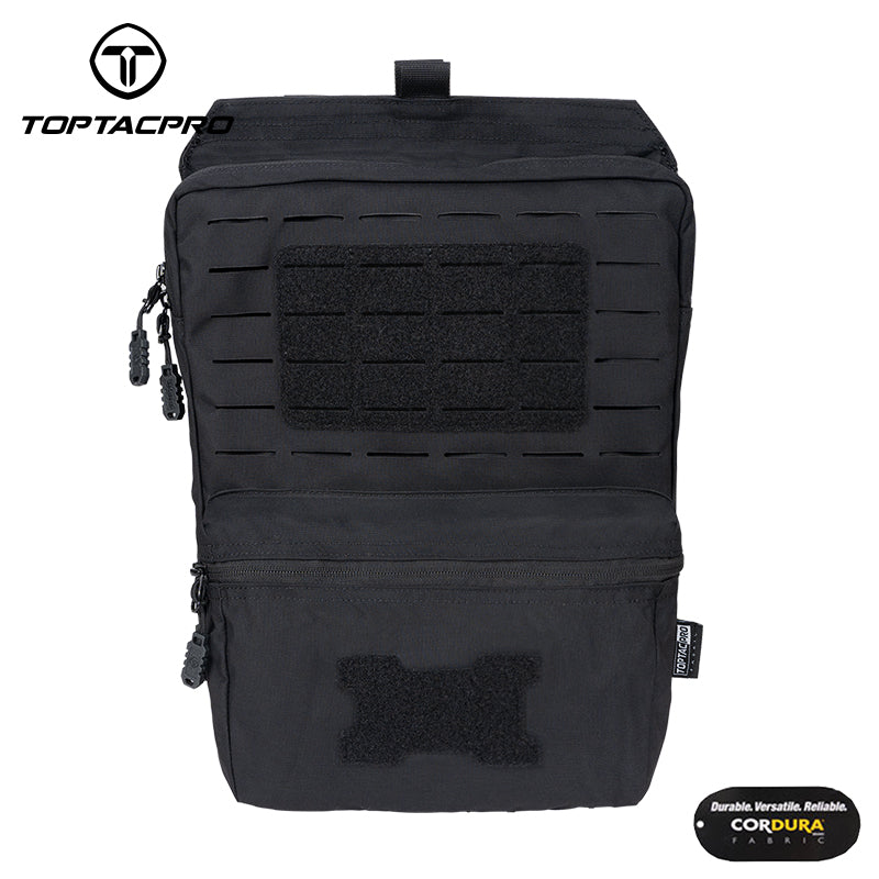 TOPTACPRO 2L Tactical Hydration Pouch Laser Cut MOLLE Water Carrier Bag 8505