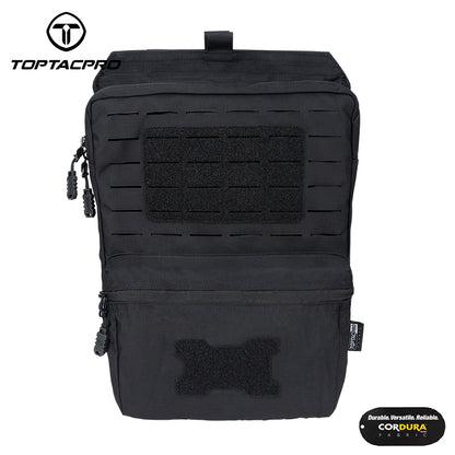 TOPTACPRO 2L Tactical Hydration Pouch Laser Cut MOLLE Water Carrier Bag 8505