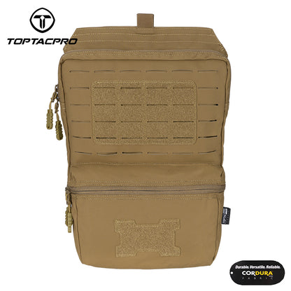 TOPTACPRO 2L Tactical Hydration Pouch Laser Cut MOLLE Water Carrier Bag 8505