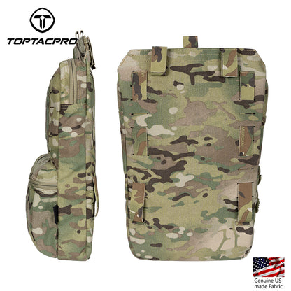 TOPTACPRO 2L Tactical Hydration Pouch Laser Cut MOLLE Water Carrier Bag 8505