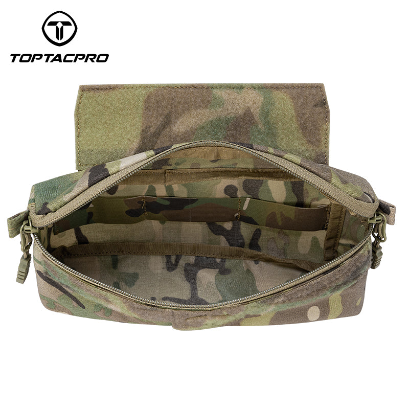 TOPTACPRO Tactical Drop Pouch AVS JPC CPC Pouch Waist Bag for Outdoor Combat 8506
