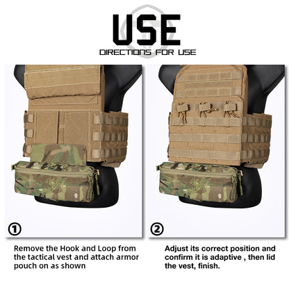 TOPTACPRO Tactical Drop Pouch AVS JPC CPC Pouch Waist Bag for Outdoor Combat 8506