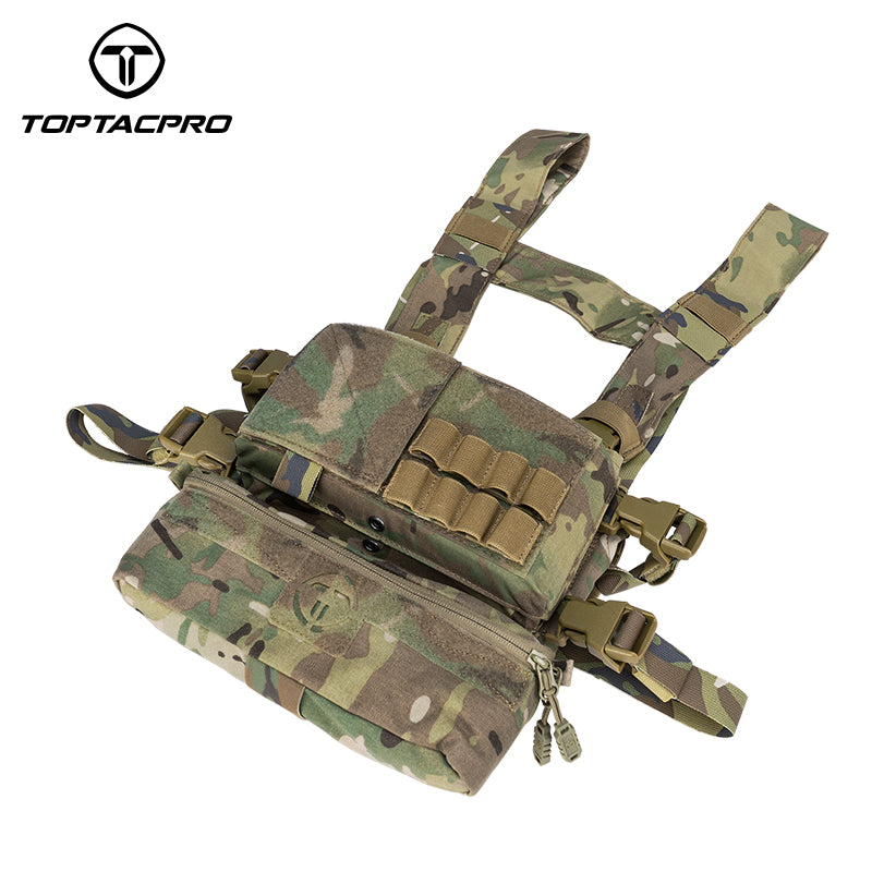 TOPTACPRO Tactical Drop Pouch AVS JPC CPC Pouch Waist Bag for Outdoor Combat 8506