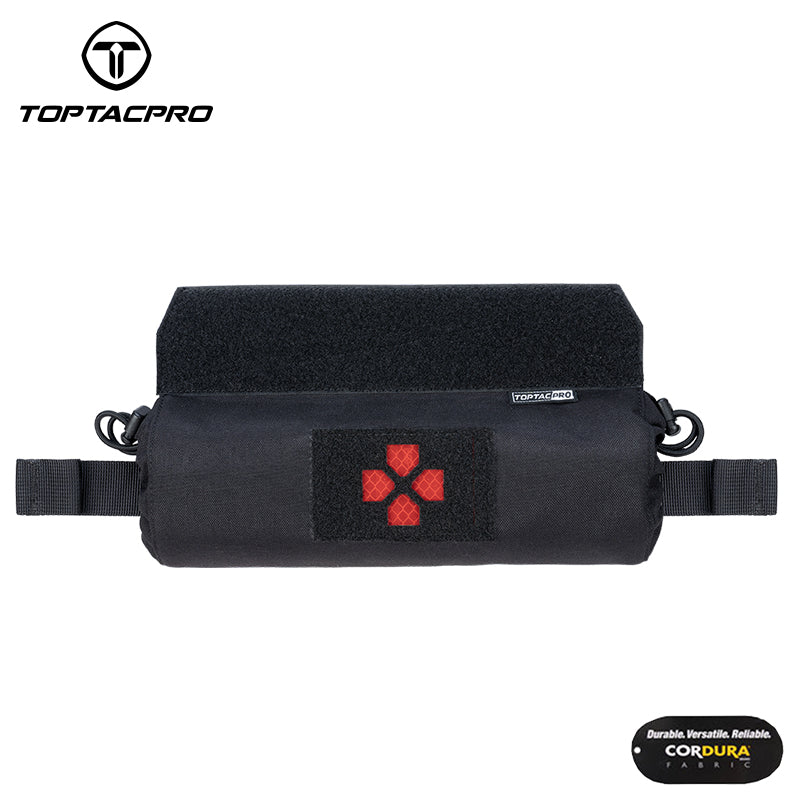 TOPTACPRO Tactical Medical Pouch Quick-Release Horizontal Emergency First Aid Kit Bag 8507