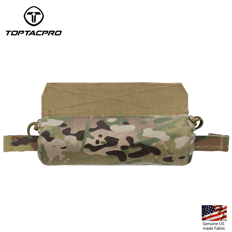 TOPTACPRO Tactical Medical Pouch Quick-Release Horizontal Emergency First Aid Kit Bag 8507