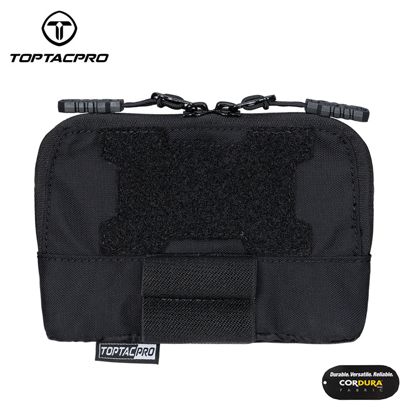 Toptacpro Tactical Admin Pouch Molle Utility Organizer Pocket with YKK Zipper for Vest Belt 8510