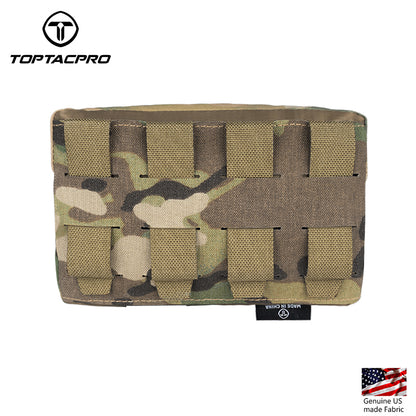 Toptacpro Tactical Admin Pouch Molle Utility Organizer Pocket with YKK Zipper for Vest Belt 8510