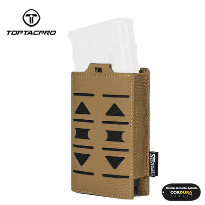 Toptacpro 5.56mm Single Magazine Pouch Laser Cut for M4 AR 5.56 Magazines 8514