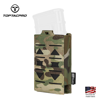 Toptacpro 5.56mm Single Magazine Pouch Laser Cut for M4 AR 5.56 Magazines 8514