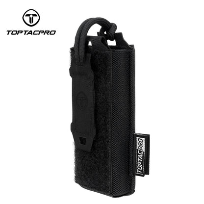 TOPTACPRO Tactical Single Magazine Pouch M1911 92F 9mm .40S&M Laser Cut MOLLE 8516