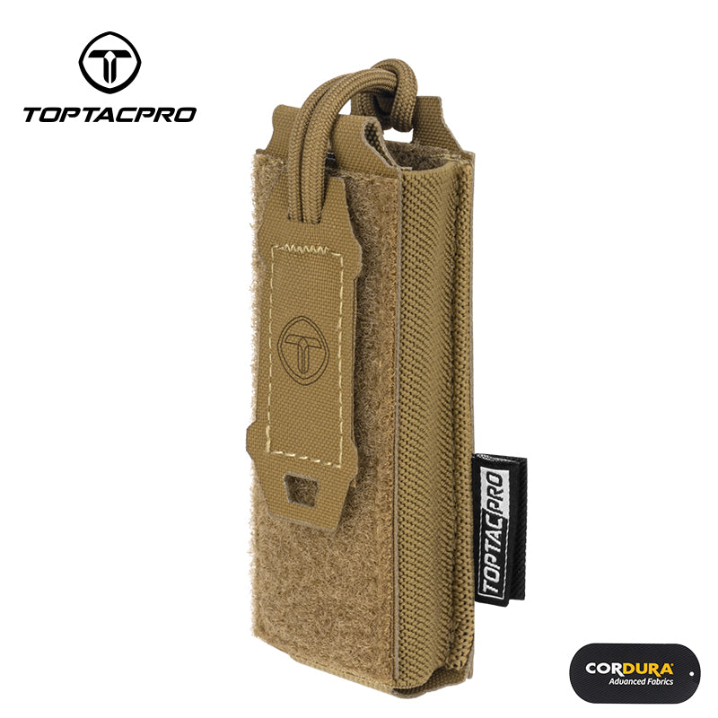 TOPTACPRO Tactical Single Magazine Pouch M1911 92F 9mm .40S&M Laser Cut MOLLE 8516