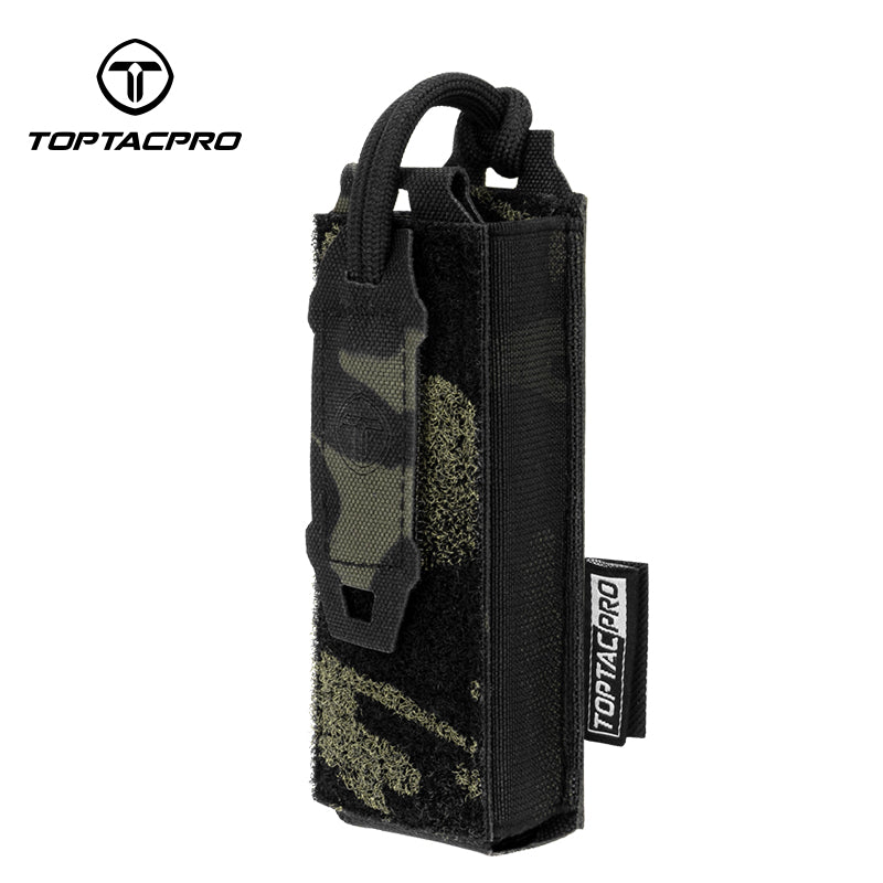 TOPTACPRO Tactical Single Magazine Pouch M1911 92F 9mm .40S&M Laser Cut MOLLE 8516
