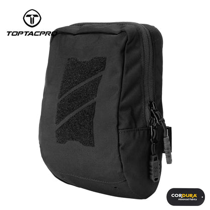 TOPTACPRO Tactical Utility MOLLE Pouch Multi-Purpose EDC Gear Bag for Tactical Plate Carrier 8518