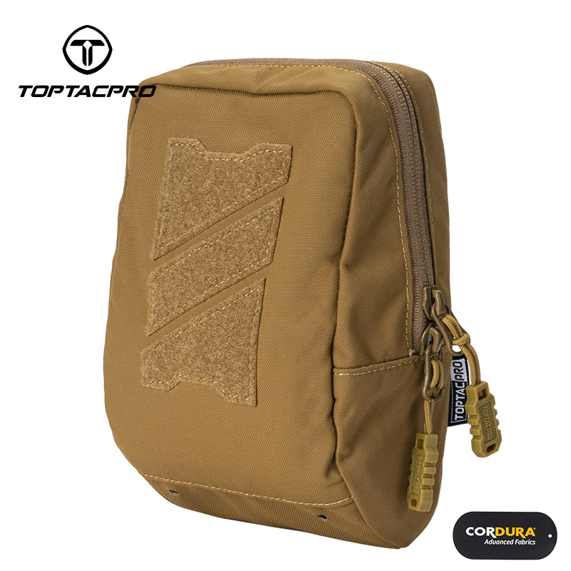 TOPTACPRO Tactical Utility MOLLE Pouch Multi-Purpose EDC Gear Bag for Tactical Plate Carrier 8518