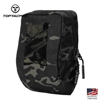 TOPTACPRO Tactical Utility MOLLE Pouch Multi-Purpose EDC Gear Bag for Tactical Plate Carrier 8518