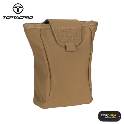 TOPTACPRO Foldable Utility MOLLE Dump Pouch Drawstring Mag Storage Pouch 8520