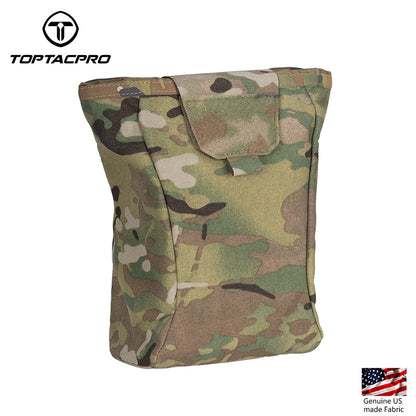 TOPTACPRO Foldable Utility MOLLE Dump Pouch Drawstring Mag Storage Pouch 8520