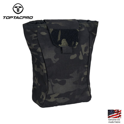 TOPTACPRO Foldable Utility MOLLE Dump Pouch Drawstring Mag Storage Pouch 8520