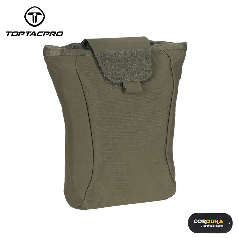 TOPTACPRO Foldable Utility MOLLE Dump Pouch Drawstring Mag Storage Pouch 8520