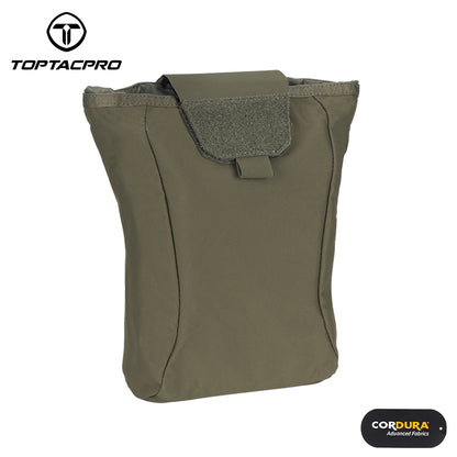 TOPTACPRO Foldable Utility MOLLE Dump Pouch Drawstring Mag Storage Pouch 8520