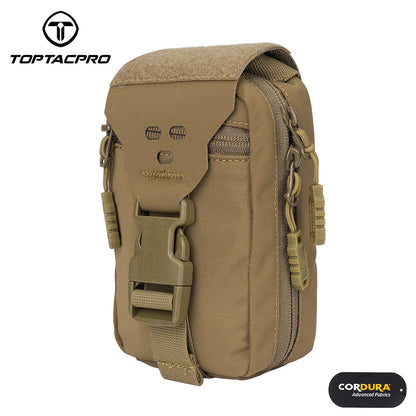 TOPTACPRO Tactical Rip Away IFAK Medical Pouch MOLLE First Aid Utility Bag 8521