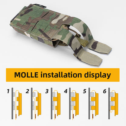 TOPTACPRO 556 Magazine Pouch Mag Holder with MOLLE 8527