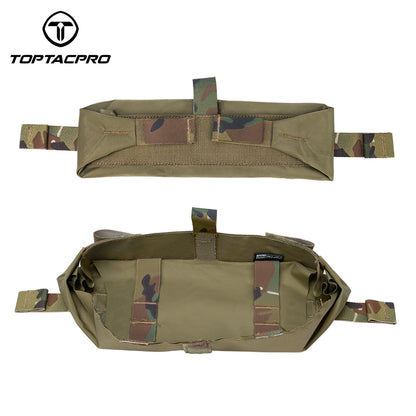 TOPTACPRO Tactical Roll Up Medical Pouch Quick Pull First Aid Kit Pouch for Vest 8531
