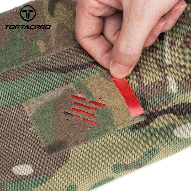 TOPTACPRO Tactical Roll Up Medical Pouch Quick Pull First Aid Kit Pouch for Vest 8531