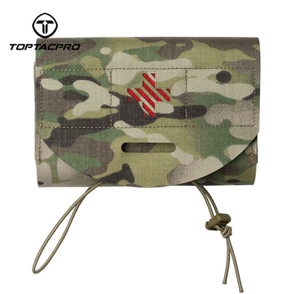 TOPTACPRO Tactical Roll Out Medical Pouch IFAK Pouch for Plate Carrier & Belt 8532