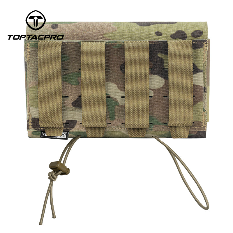 TOPTACPRO Tactical Roll Out Medical Pouch IFAK Pouch for Plate Carrier & Belt 8532