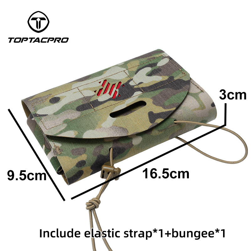 TOPTACPRO Tactical Roll Out Medical Pouch IFAK Pouch for Plate Carrier & Belt 8532