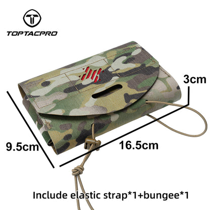 TOPTACPRO Tactical Roll Out Medical Pouch IFAK Pouch for Plate Carrier & Belt 8532
