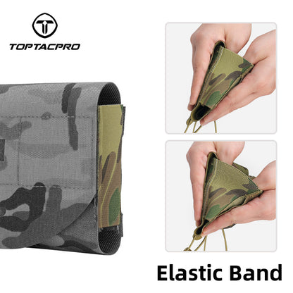 TOPTACPRO Tactical Roll Out Medical Pouch IFAK Pouch for Plate Carrier & Belt 8532
