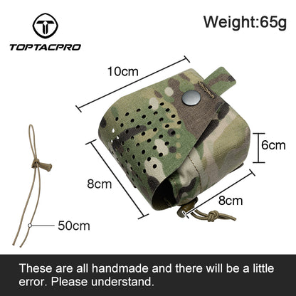 TOPTACPRO Multifunctional Grenade Pouch Hook & Loop Modular Utility Carry Pouch 8535