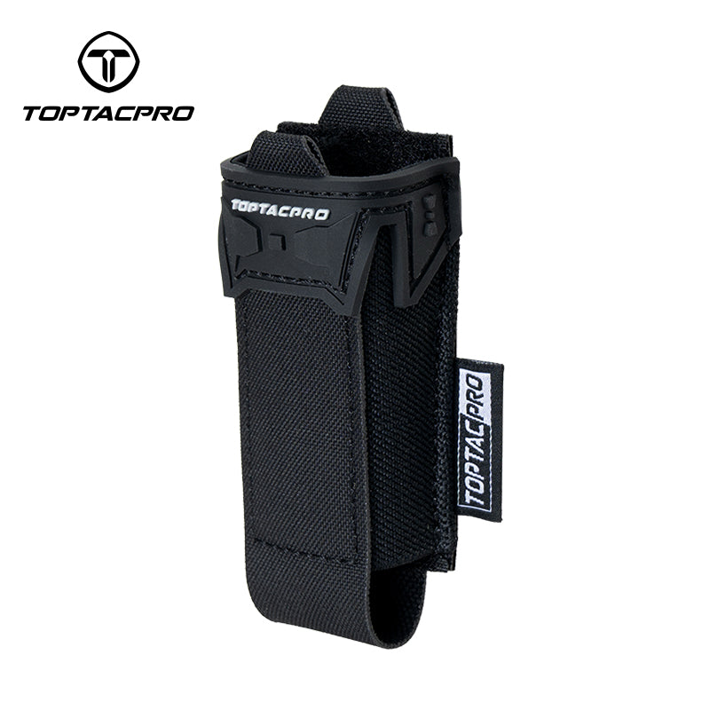 TOPTACPRO Tactical 9mm Single Magazine Pouch MOLLE Holder Tool Carrier 8536