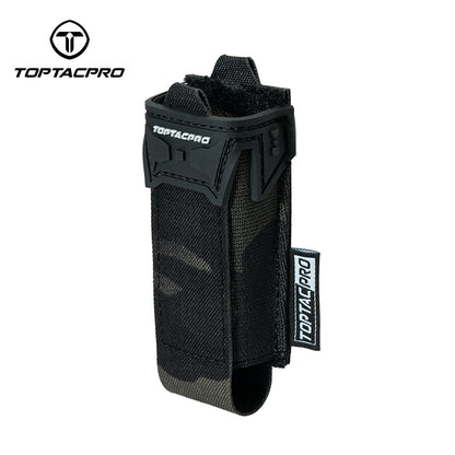 TOPTACPRO Tactical 9mm Single Magazine Pouch MOLLE Holder Tool Carrier 8536