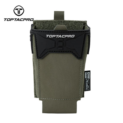 TOPTACPRO Tactical 556 Single Magazine Pouch Multipurpose Tool Pouch with PVC Adhesive Seal 8537